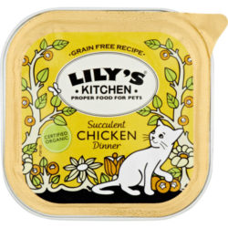 Lilys Kitchen Organic Succulent Chicken Dinner Complete Wet Food For Cats
